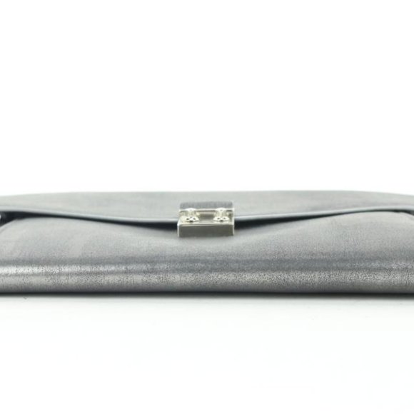 Dior Pewter Silver Chain Flap Crossbody Bag 292da5 - Picture 13 of 13